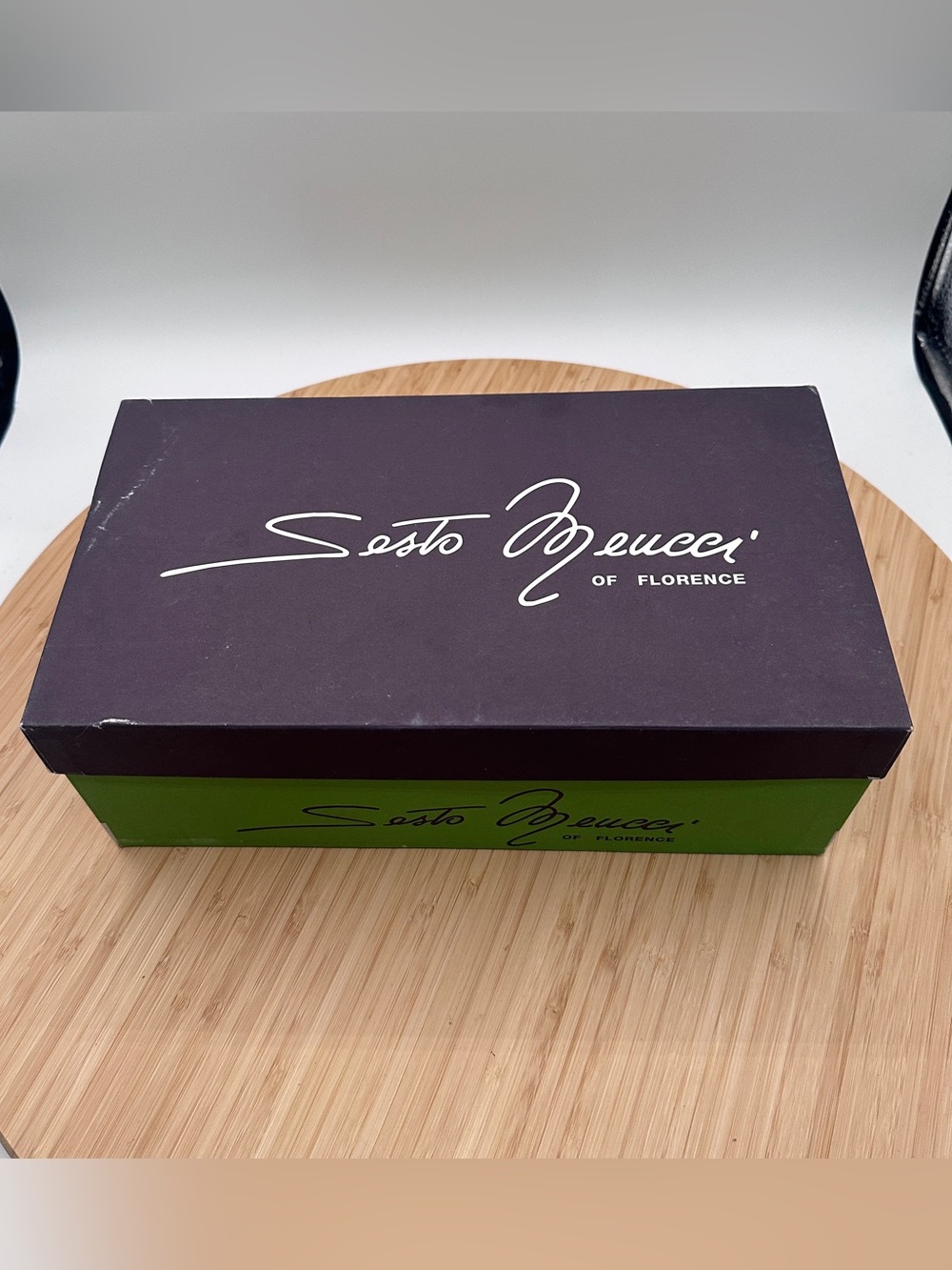 New in box - Vintage Sesto Meucci - Betka laser cut leather sneaker - size 8 - Picture 10 of 11